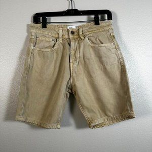 Zara Tan Denim Shorts